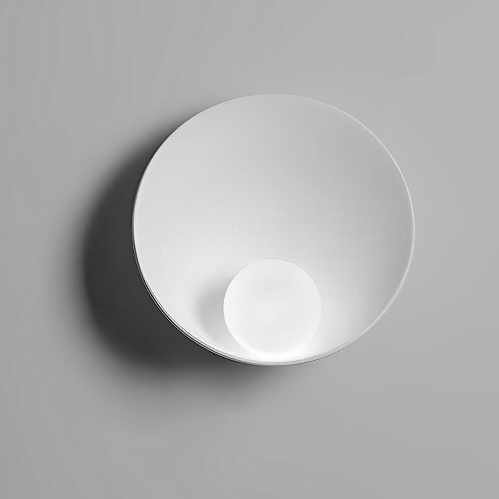 Nordic White Resin and Glass Decorative Wall Sconces for Living Room