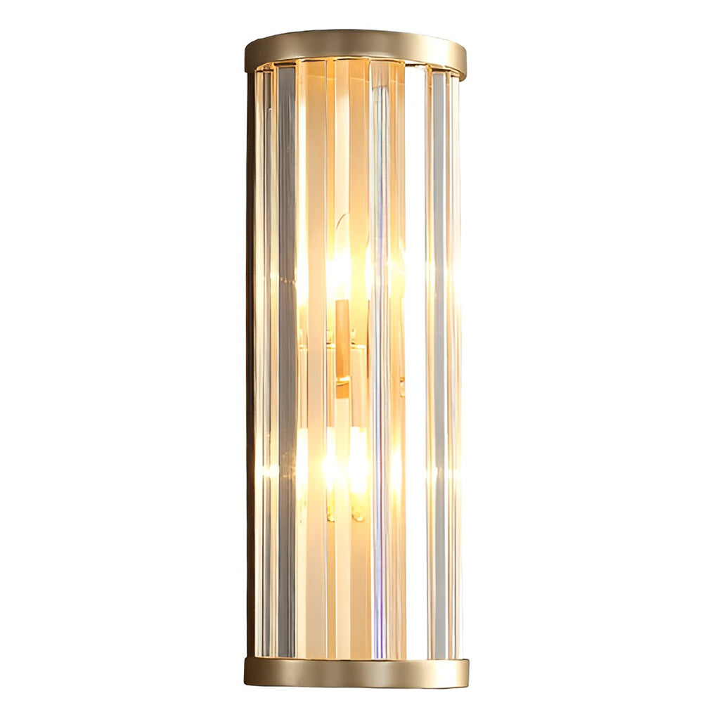 Nordic Style Warm Light Crystal Wall Sconce Lamp for Bedroom Decor