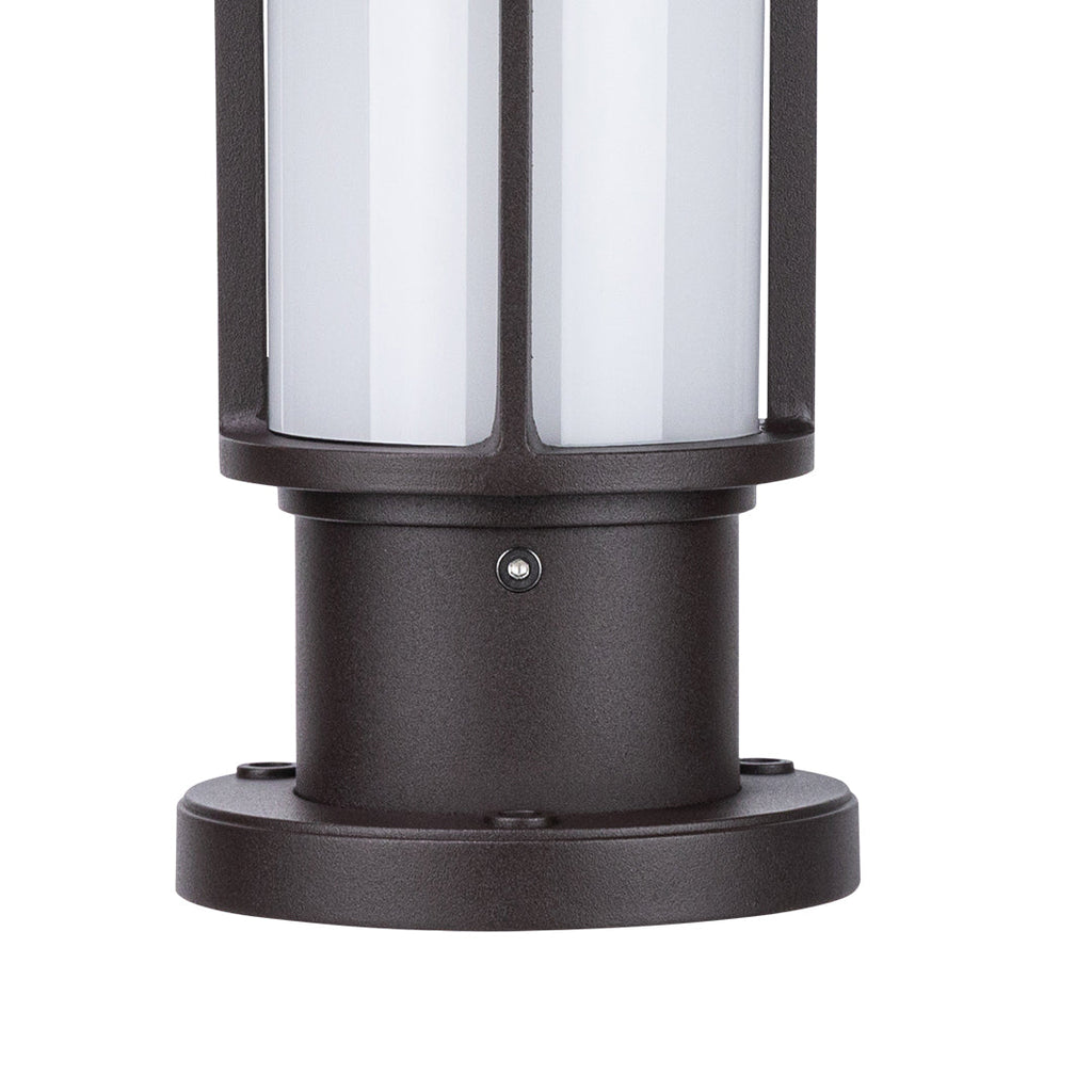 Sleek Black Metal LED Pathway Lights for Outdoor Garden Walkways