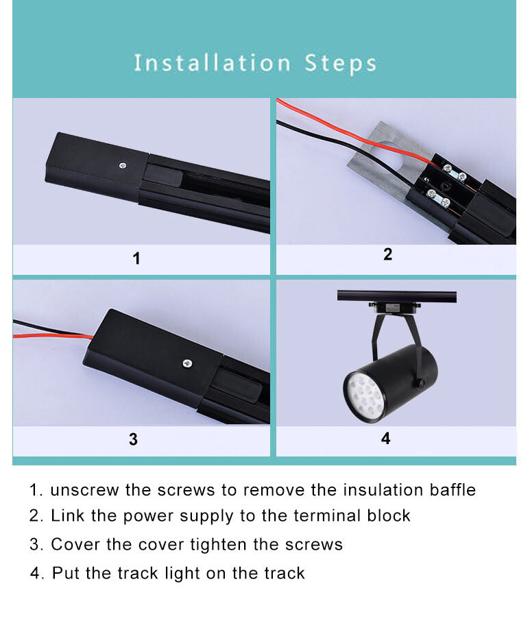 Sleek Black Tubular LED Flush Mount Track Lighting for Contemporary Homes