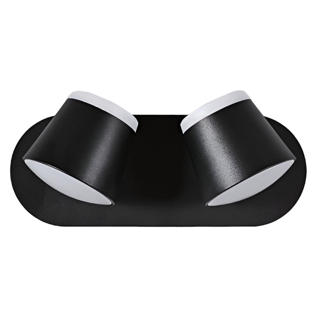 Modern White Adjustable LED Up-Down Wall Sconces for Living Room Decor