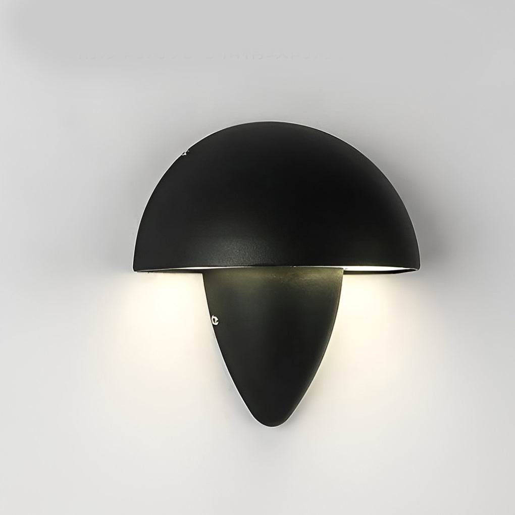 Modern Waterproof Mushroom-Shaped LED Wall Lamp for Outdoor Gardens