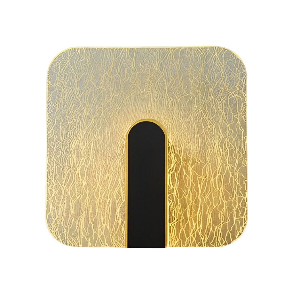 Sleek White Round Square LED Wall Lamp for Bedroom & Living Room Decor
