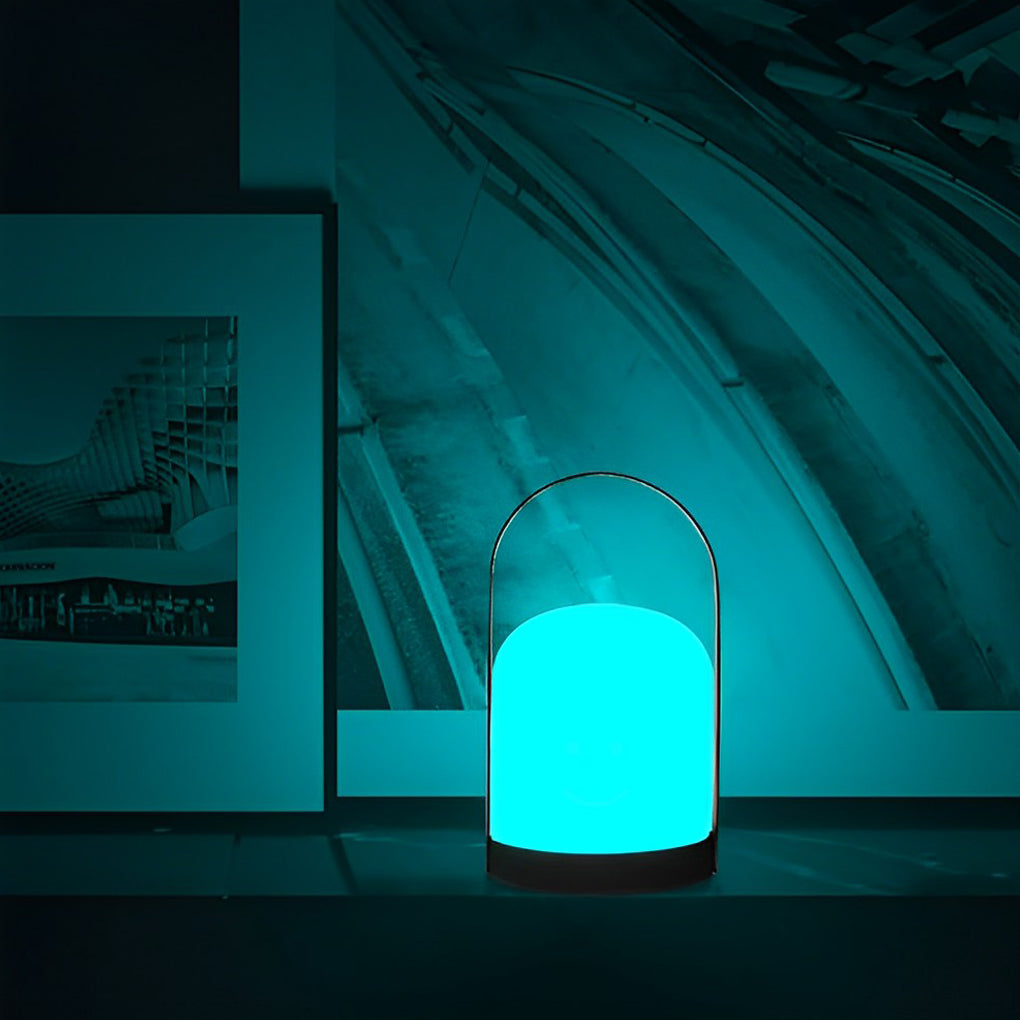 Stylish Rechargeable LED Mini Table Lamp in Warm White for Camping Use