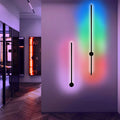 RGB Color-Changing LED Linear Wall Sconces for Modern Living Spaces