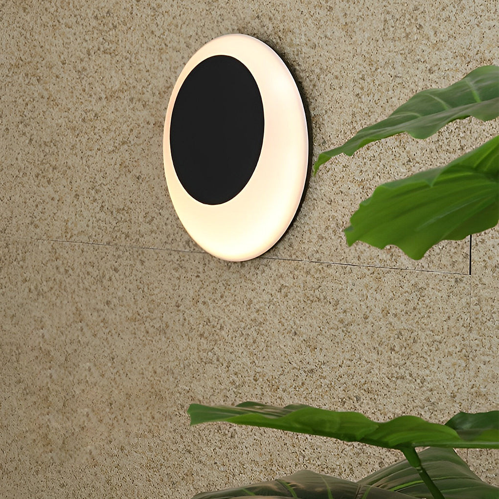 Modern Oval Waterproof LED Wall Sconce Light for Indoor Outdoor Decor