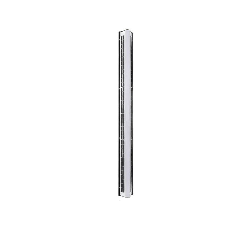 Contemporary Black Acrylic Solar LED Waterproof Garden Wall Light