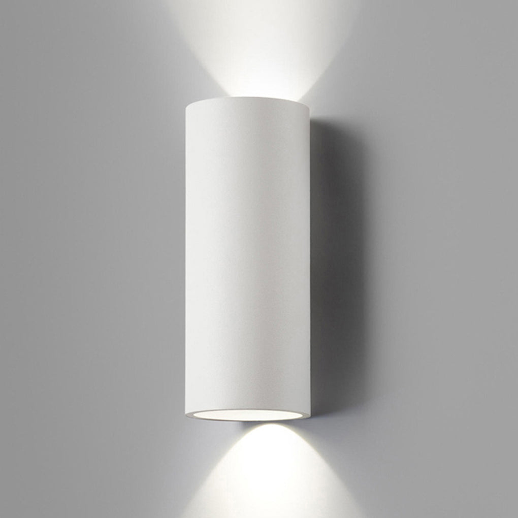 Modern Cylindrical LED Wall Washer Light in Sleek Black for Home Decor