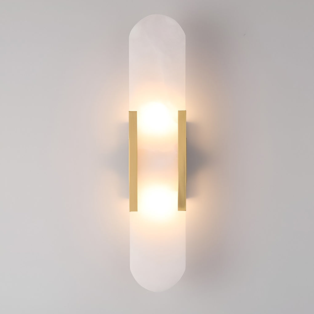 Modern Electroplated Metal G4 LED Wall Sconces for Living Room Decor
