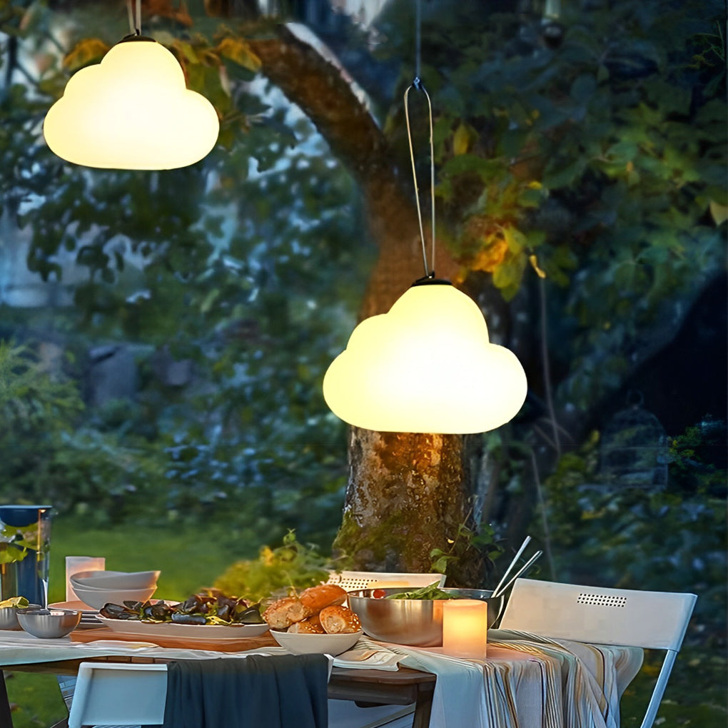 Colorful Waterproof Rechargeable USB Hanging Outdoor Lantern Lights