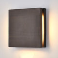 Wabi-Sabi Natural Wood Rectangular LED Wall Sconce for Rustic Decor
