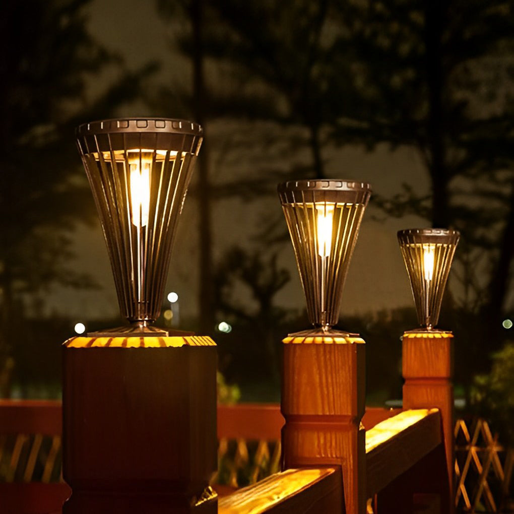 Modern Waterproof Solar LED Pathway Lights for Outdoor Walkway Decor