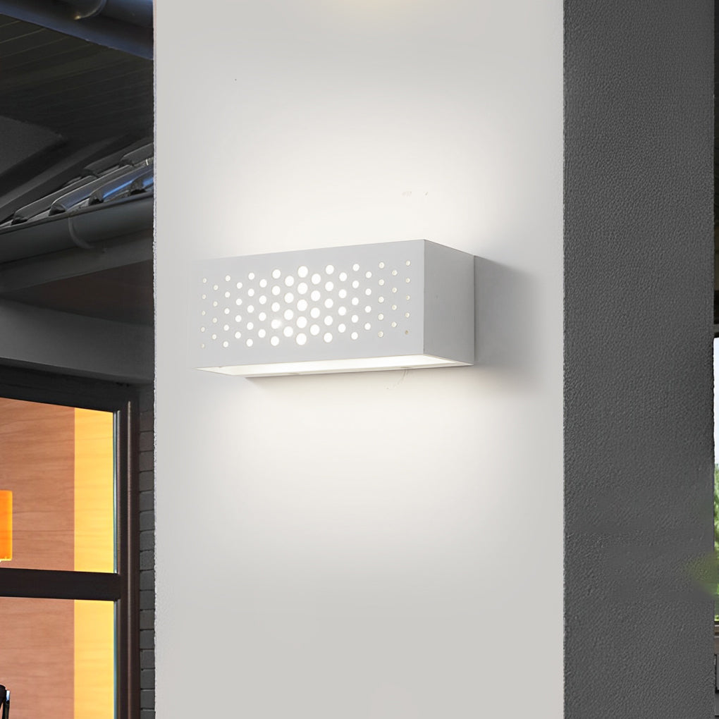 Sleek Rectangular LED Wall Lamp Fixture for Modern Living Room Decor