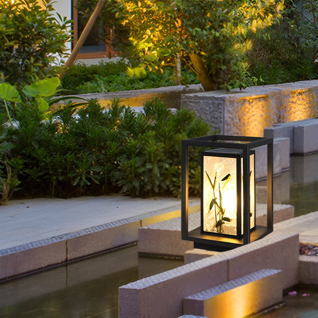 Decorative Solar LED Pathway Lights in Elegant Landscape Design for Gardens