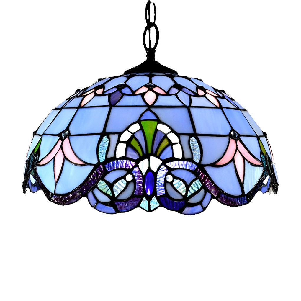Colorful Handmade Baroque Glass Chandelier for Elegant Living Spaces
