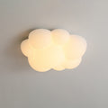 Modern White Minimalist Cat Claw LED Flush Mount Light for Kids Room