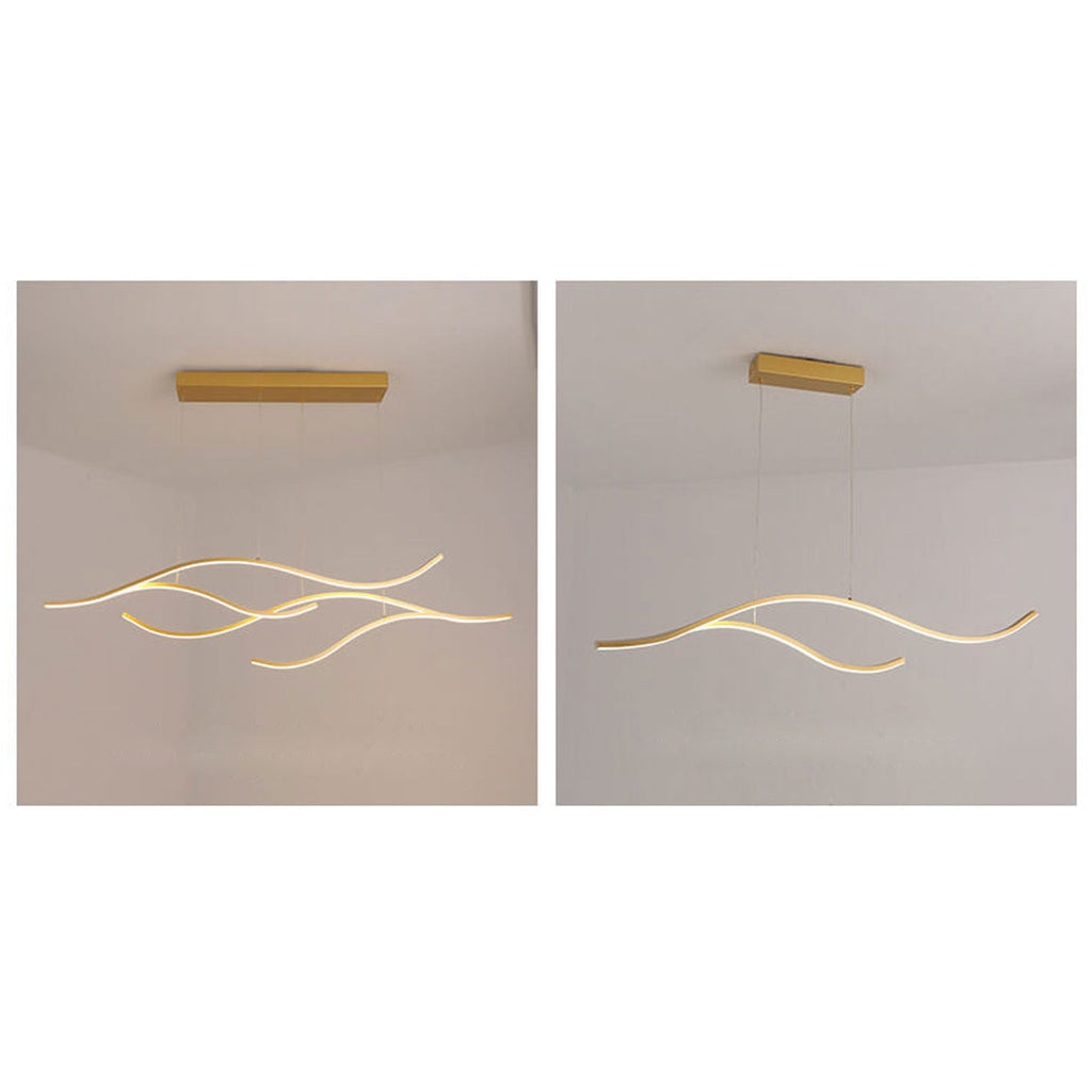 Scandinavian White LED Chandelier Pendant Light for Modern Interiors
