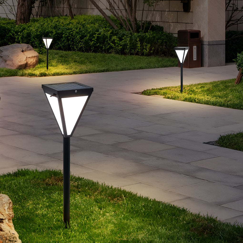 Elegant Waterproof 2.6W Solar LED Pathway Post Light for Outdoor Spaces