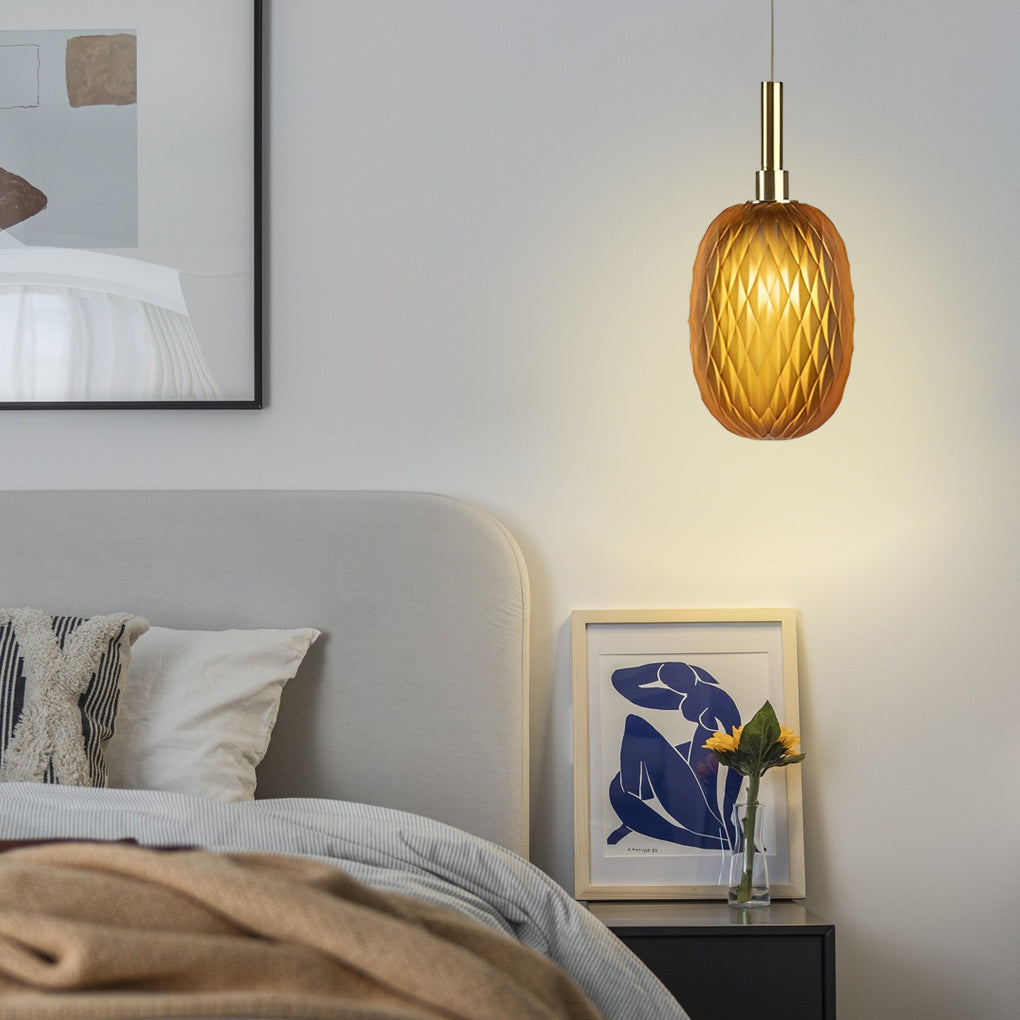 Elegant Small Iron and Glass Lantern Pendant Light for Modern Spaces