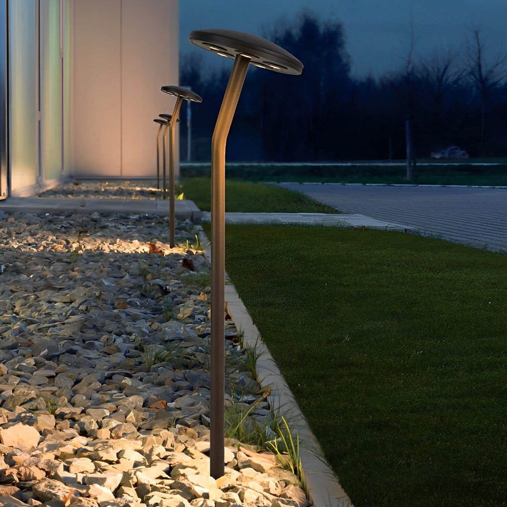Durable Mushroom-Shaped LED Garden Pathway Light in Stylish Design