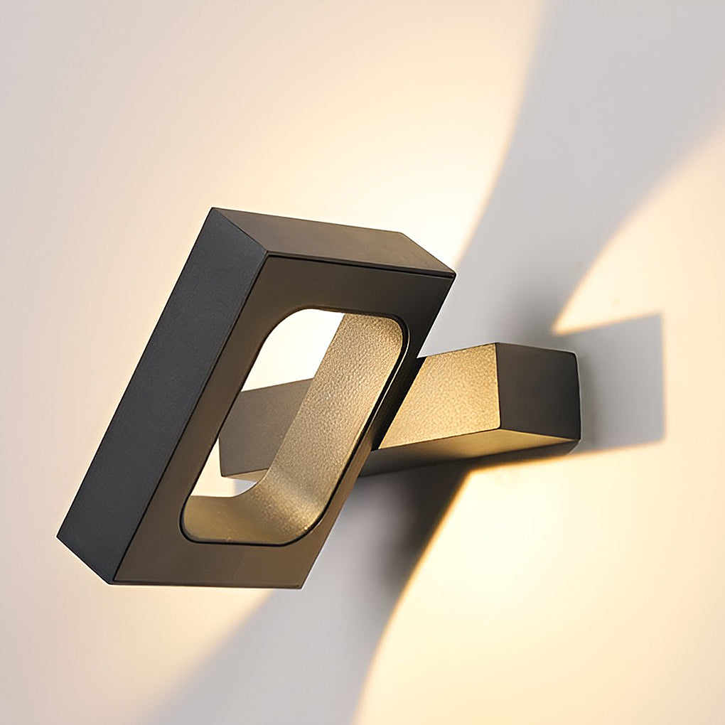 Adjustable 360° Rotating LED Wall Sconce Light Fixture for Modern Spaces