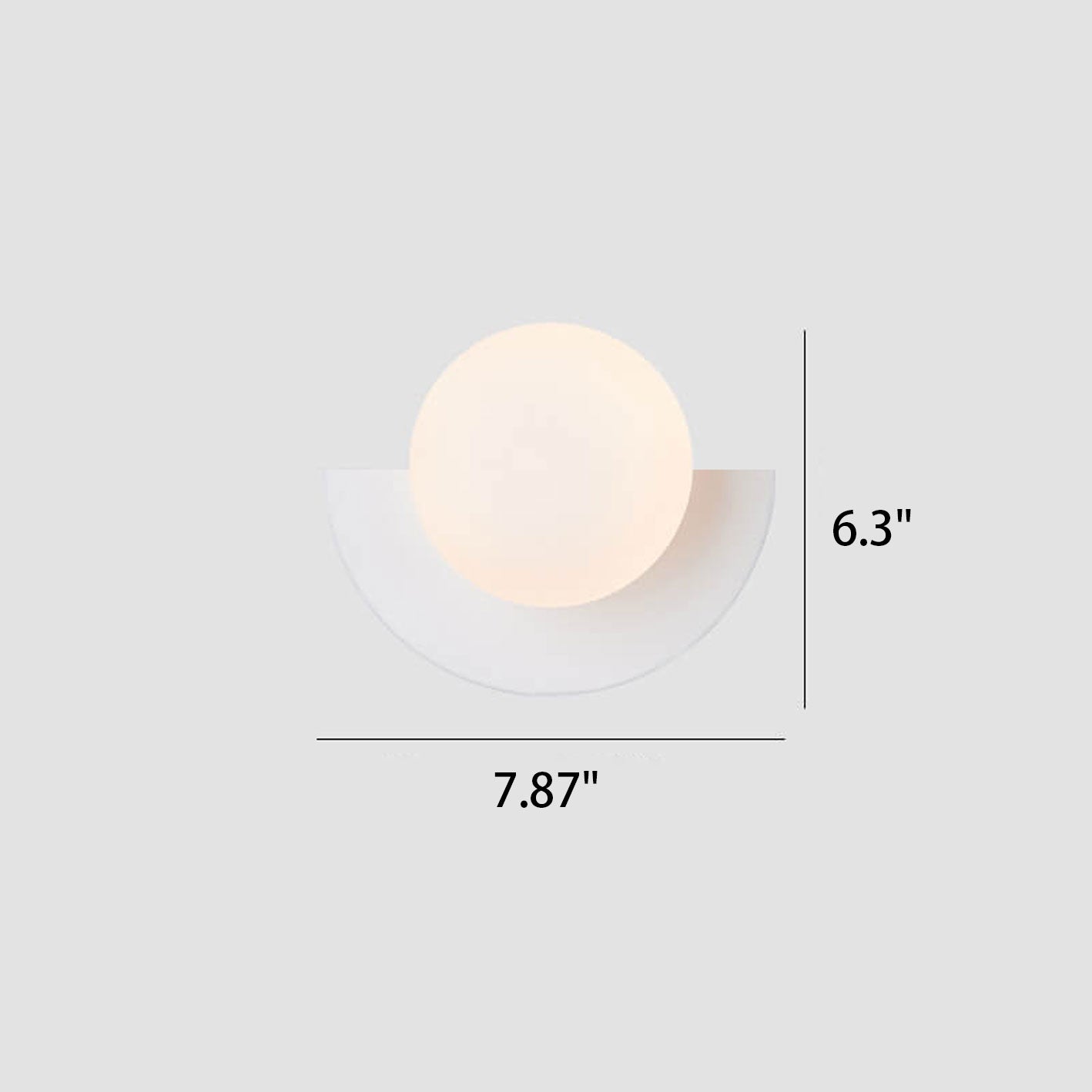 Colorful Glass Semi-Circle Wall Sconce Lamp for Modern Living Spaces