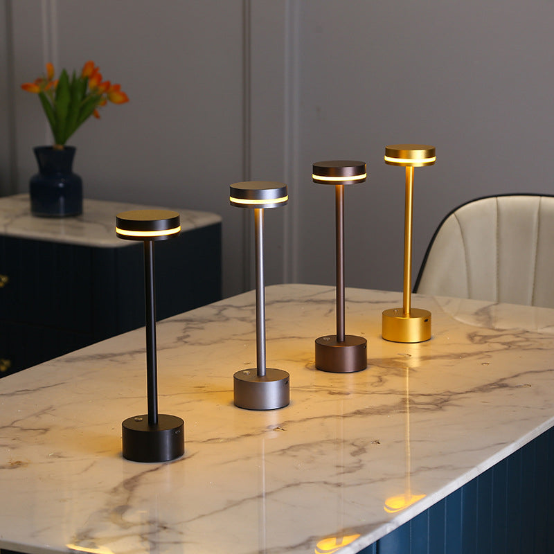Stylish Portable Rechargeable Rod-Style LED Table Lamp for Home Decor