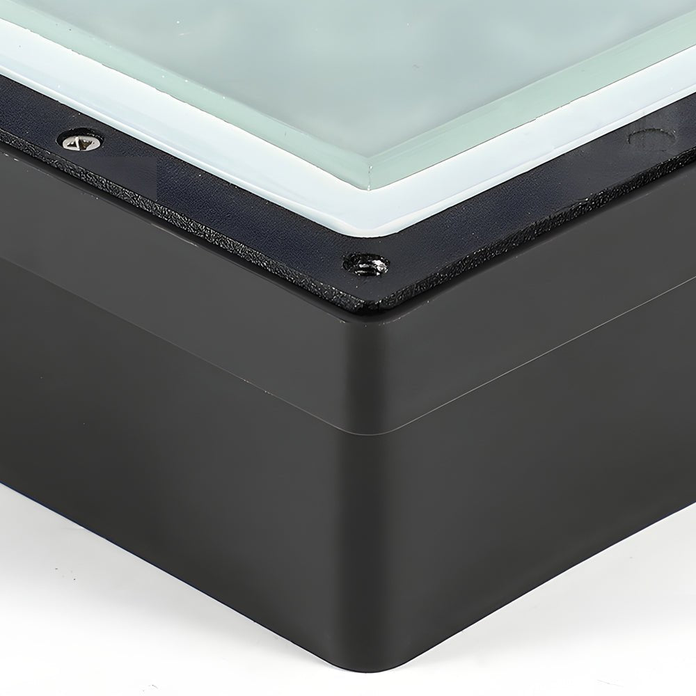 Modern Square 5-Light LED In-Ground Well Lights for Pathway Decking