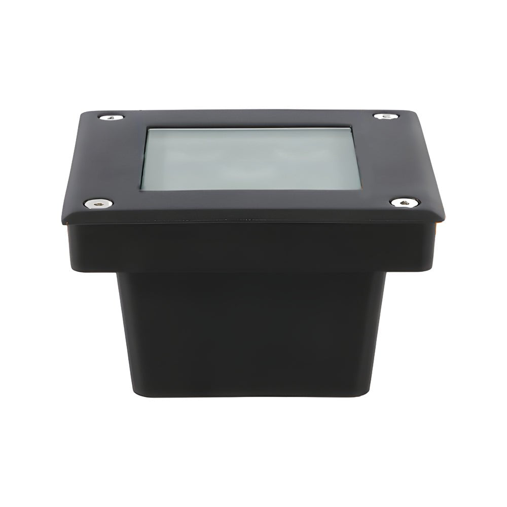 Modern Square 5-Light LED In-Ground Well Lights for Pathway Decking