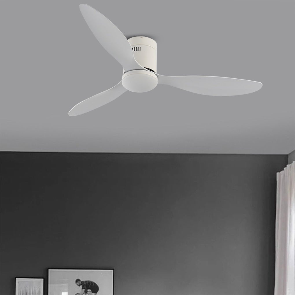 52'' Modern LED Ceiling Fan with Remote - 3 Color Dimming for Living Room