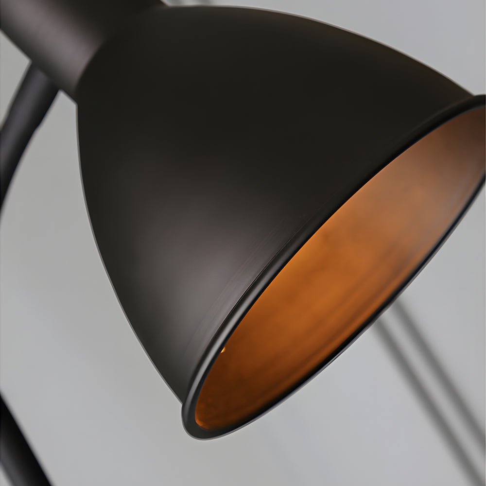 Stylish 59-Inch Wood and Metal Arc LED Floor Lamp for Living Room