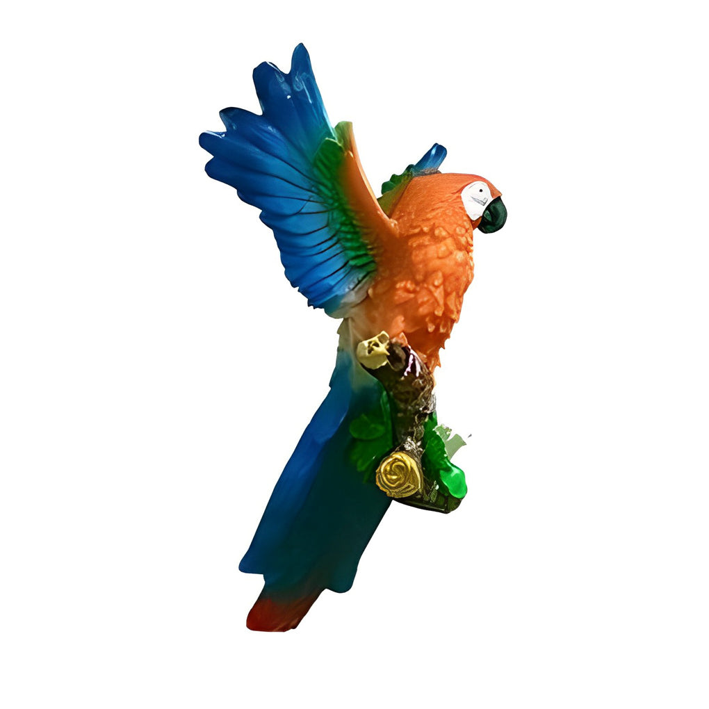Colorful Resin Parrot Design 24V Waterproof LED Outdoor Garden Light