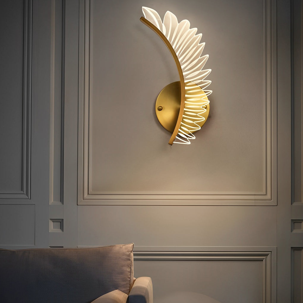 Postmodern Acrylic LED Wall Lamp with Dimming, Ideal for Living Room