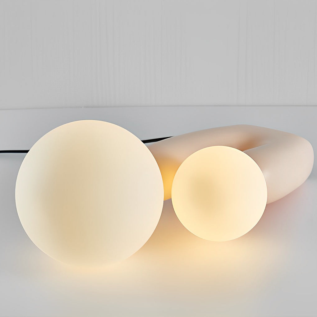 Beige Cactus LED Table Lamp – Modern Accent Lighting for Living Room