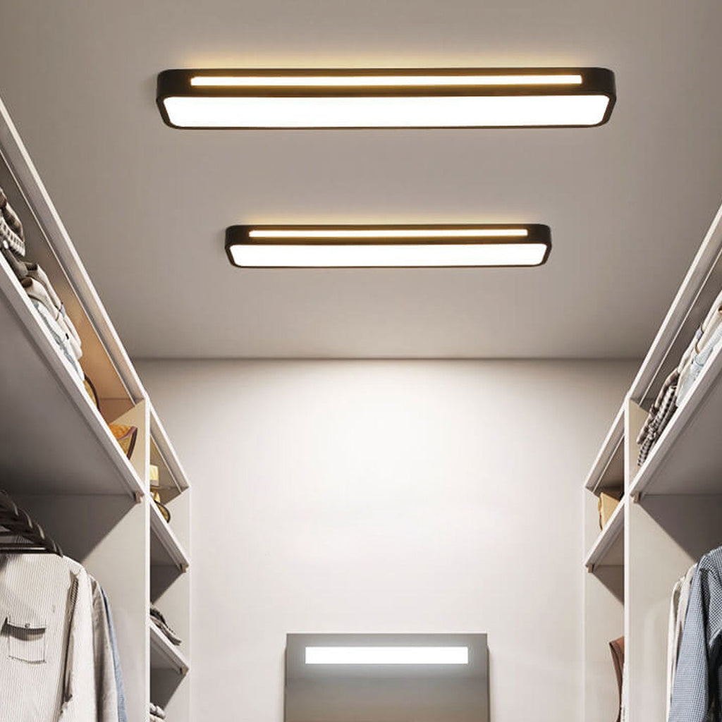 Nordic Minimalist White LED Flush Mount Ceiling Light for Modern Spaces