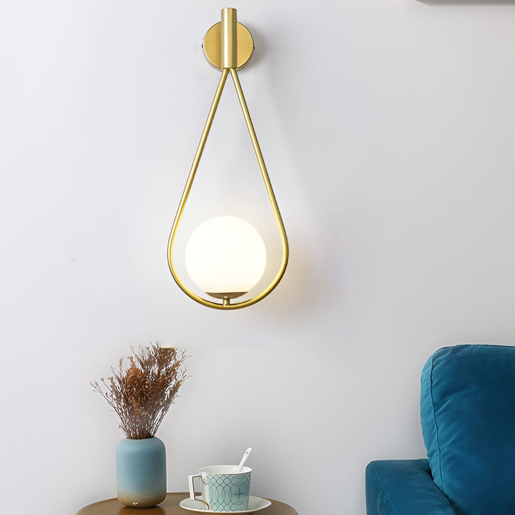 Modern Water Drop LED Wall Sconce in Nordic Style for Home Decor