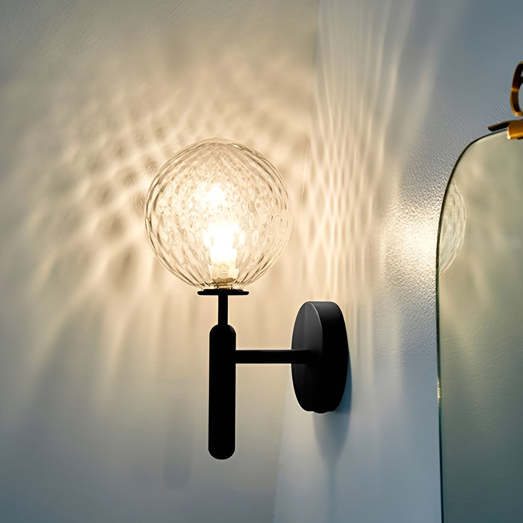 Nordic Glass Ball 5W LED Wall Sconce Light for Living Room & Bedroom