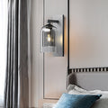 Nordic Minimalist Double-Layer Glass Wall Sconce for Living Room
