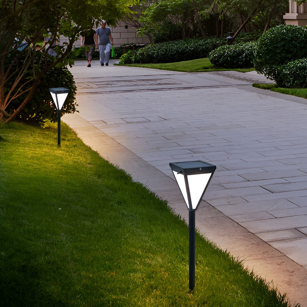 Elegant Waterproof 2.6W Solar LED Pathway Post Light for Outdoor Spaces