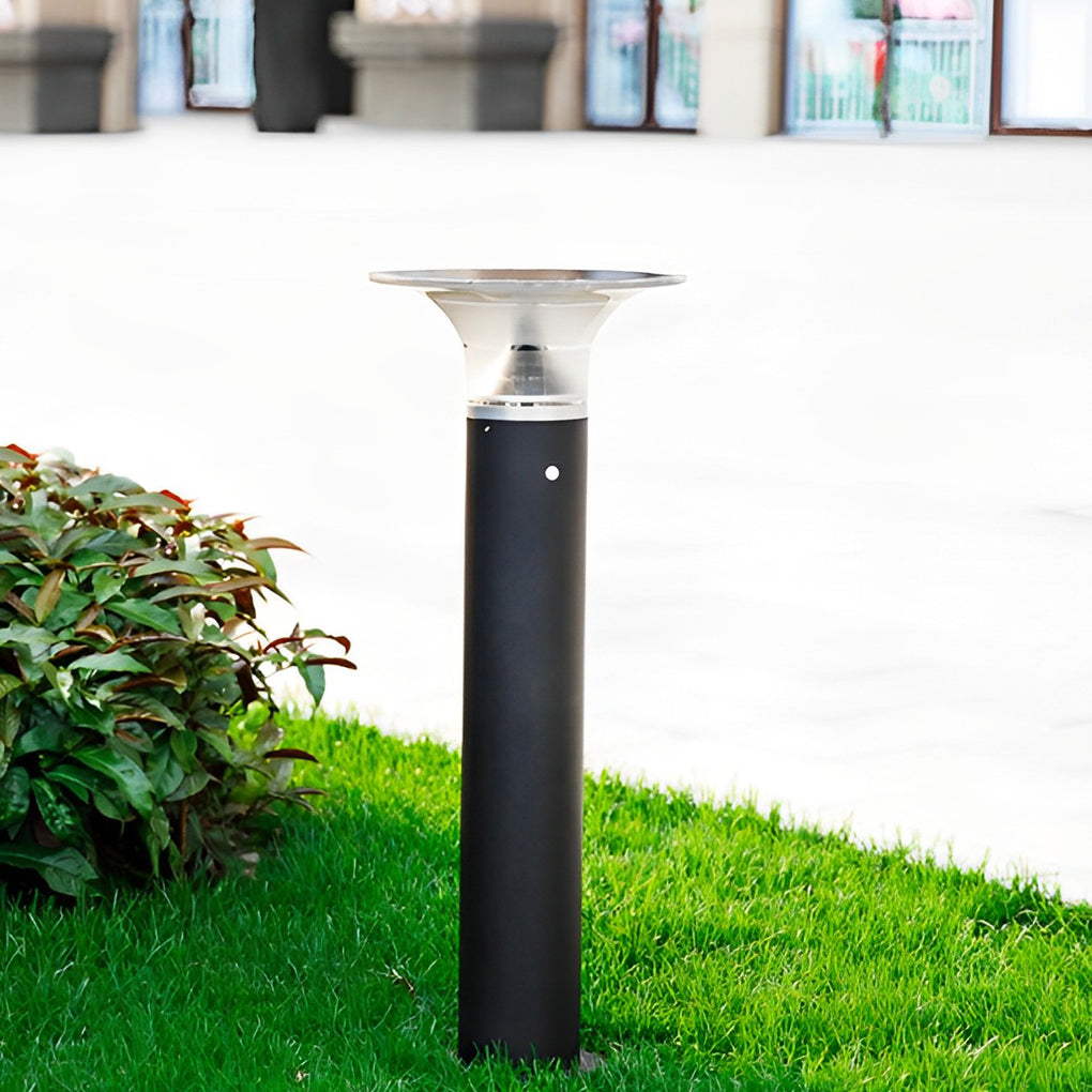 Modern Black 3.5W Solar LED Path Downlights for Outdoor Landscape Lighting