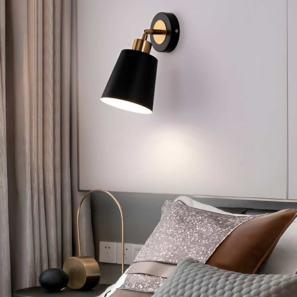 Black Nordic LED Adjustable Wall Sconce Light for Modern Home Decor