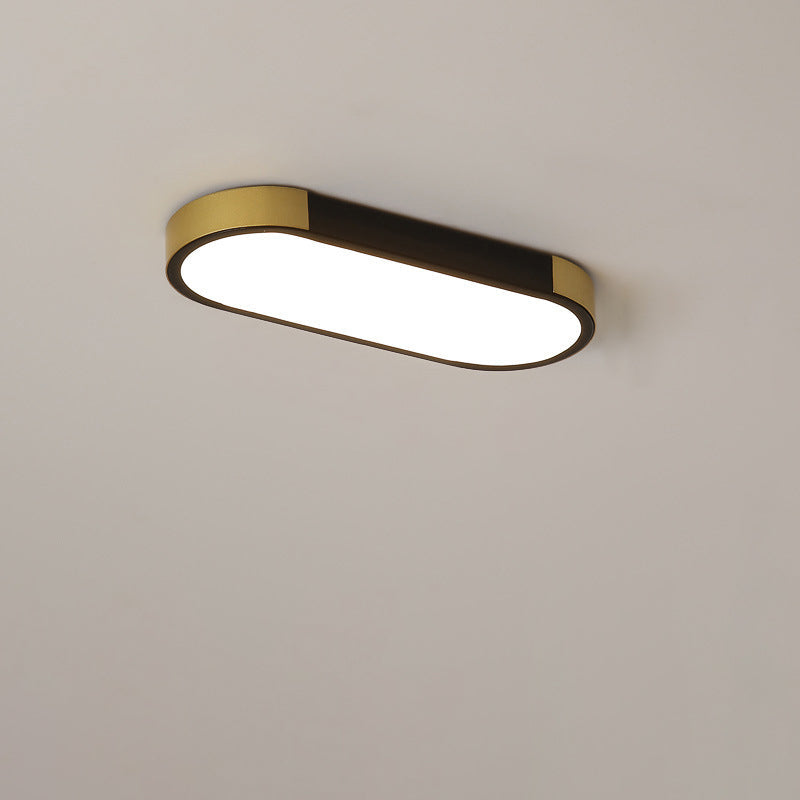 Sleek White Rectangular LED Flush Mount Ceiling Light for Modern Spaces
