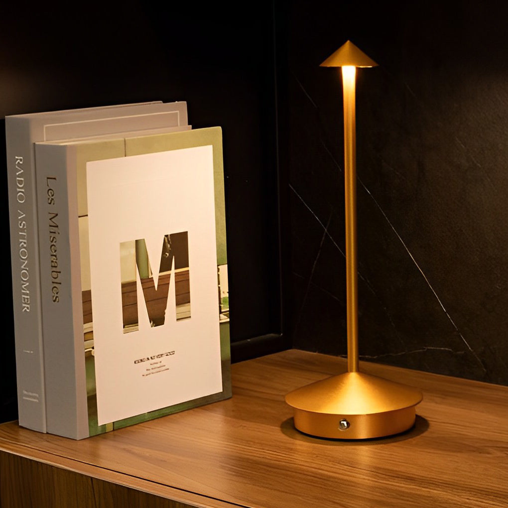 Charming 11.41" White Cordless Mushroom Table Lamp for Cozy Spaces