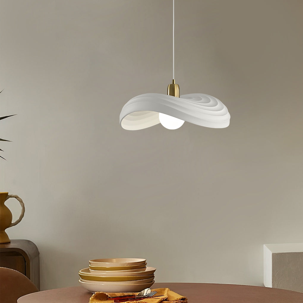 Wabi-Sabi Resin Art Nordic Chandelier Pendant Light for Dining Room