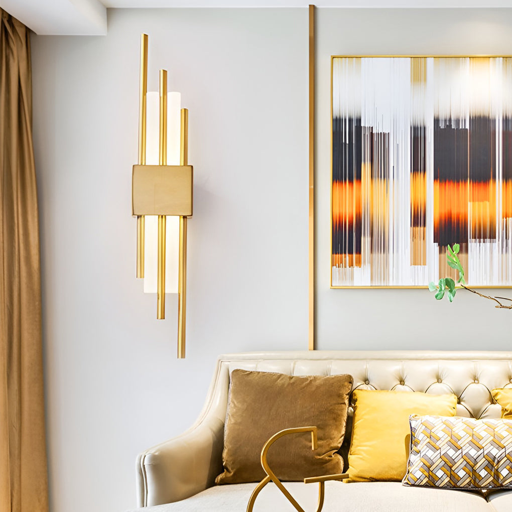 Modern Black LED Up and Down Wall Sconce Lighting for Living Room