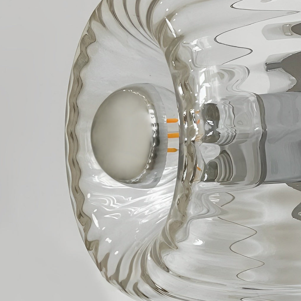 Modern Round Glass Jellyfish Wall Light Fixture for Contemporary Spaces