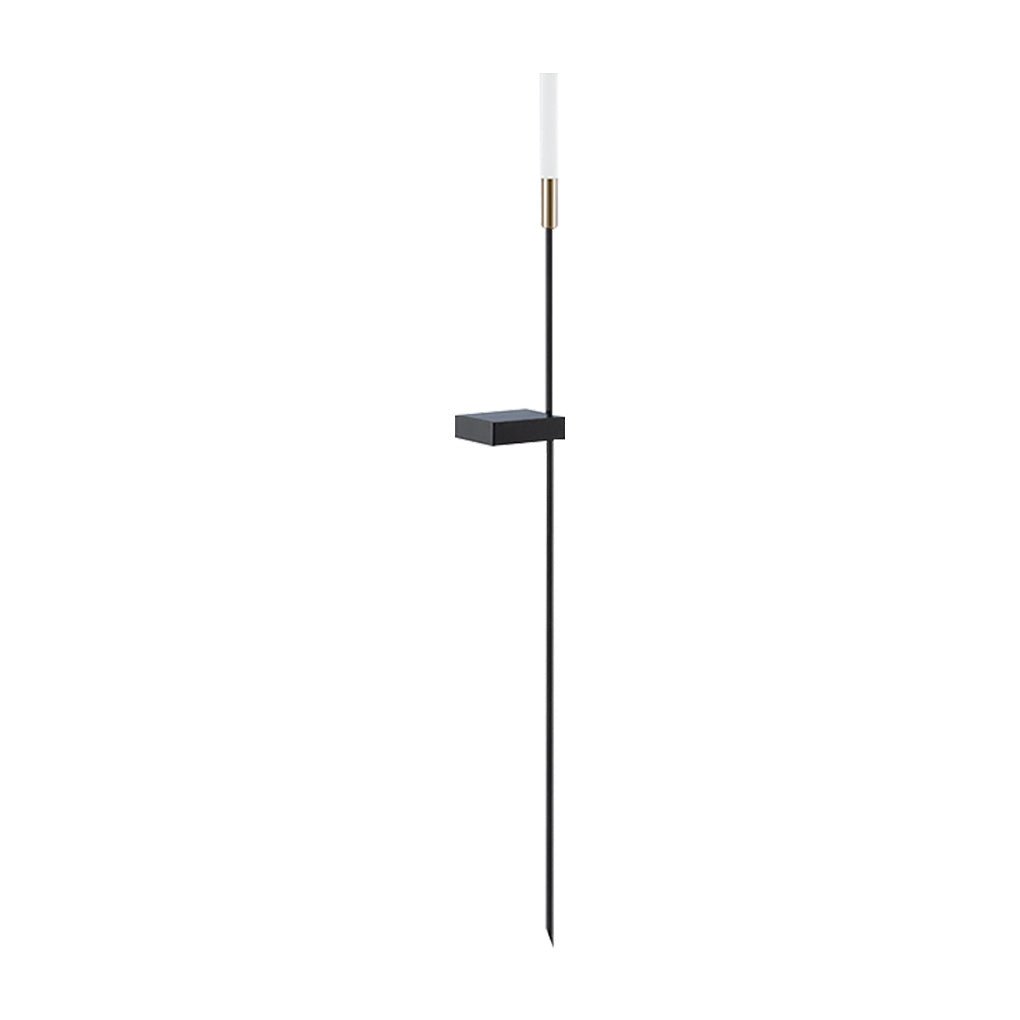 Modern Black Metal LED Landscape Light Spikes for Outdoor Lawn Illumination