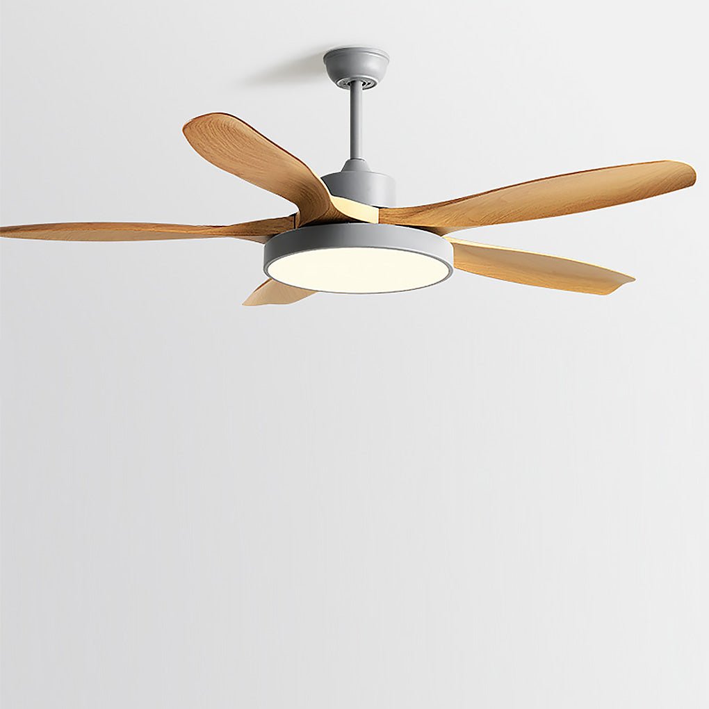 Stylish 60-Inch Nordic Ceiling Fan with Remote, Lights & Silent Inverter