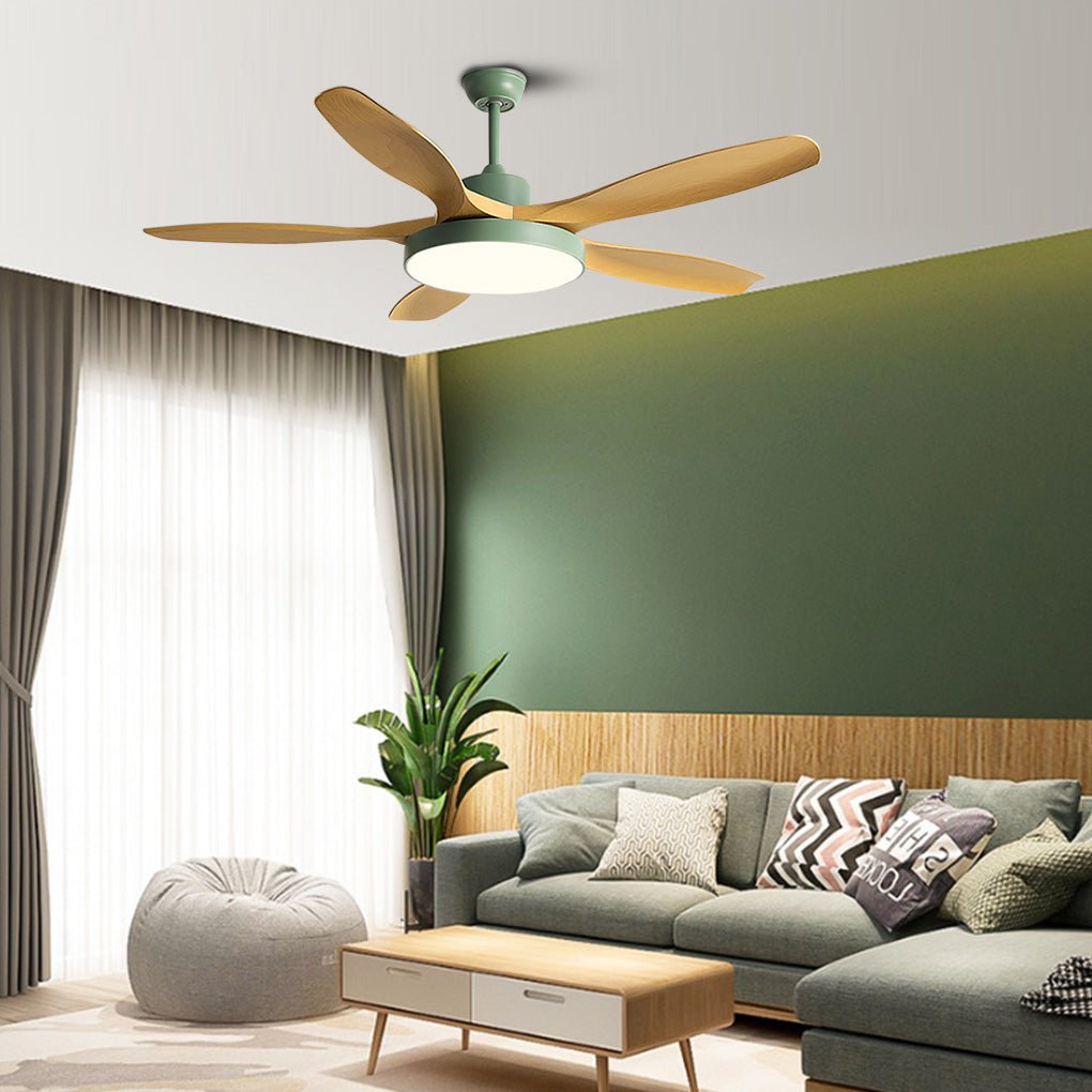 Stylish 60-Inch Nordic Ceiling Fan with Remote, Lights & Silent Inverter