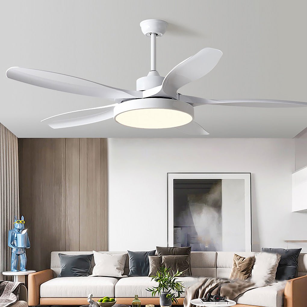 Stylish 60-Inch Nordic Ceiling Fan with Remote, Lights & Silent Inverter